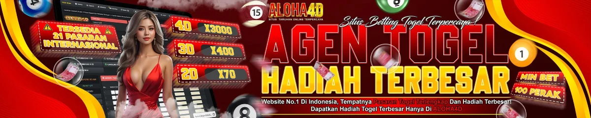 ALOHA4D - Agent Togel Dengan Hadiah Terbesar