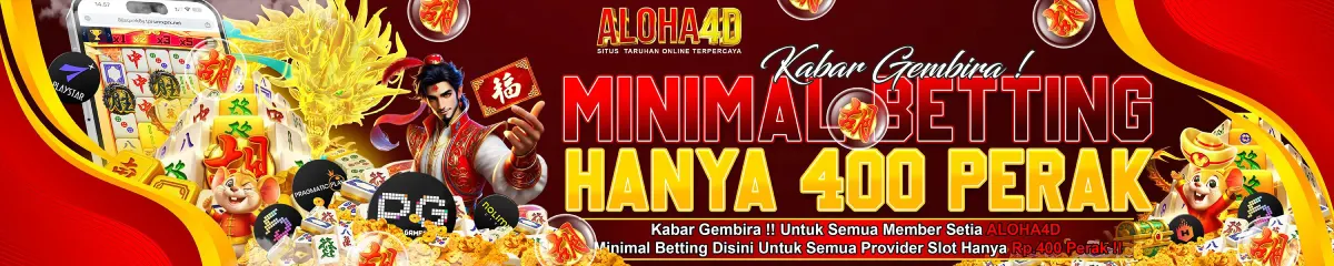 ALOHA4D Minimal Bet Hanya IDR 400